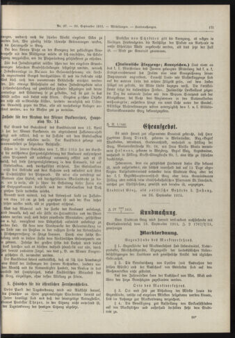 Amtsblatt der landesfürstlichen Hauptstadt Graz 19150930 Seite: 3