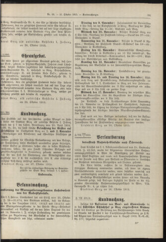 Amtsblatt der landesfürstlichen Hauptstadt Graz 19151031 Seite: 3