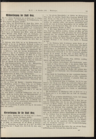 Amtsblatt der landesfürstlichen Hauptstadt Graz 19151110 Seite: 3