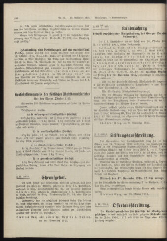 Amtsblatt der landesfürstlichen Hauptstadt Graz 19151110 Seite: 4