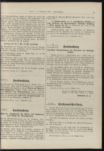 Amtsblatt der landesfürstlichen Hauptstadt Graz 19151110 Seite: 5