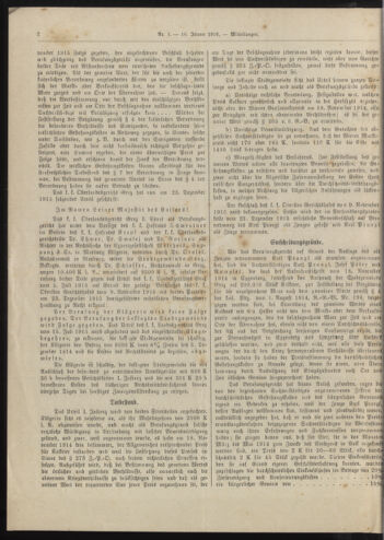 Amtsblatt der landesfürstlichen Hauptstadt Graz 19160110 Seite: 2