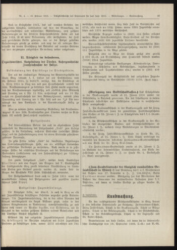 Amtsblatt der landesfürstlichen Hauptstadt Graz 19160210 Seite: 5