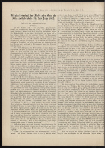 Amtsblatt der landesfürstlichen Hauptstadt Graz 19160220 Seite: 2