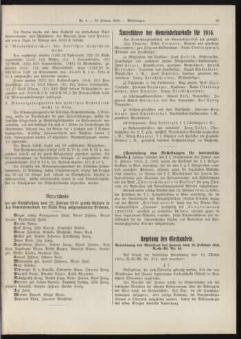 Amtsblatt der landesfürstlichen Hauptstadt Graz 19160229 Seite: 7