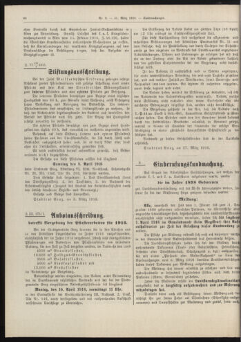 Amtsblatt der landesfürstlichen Hauptstadt Graz 19160331 Seite: 6