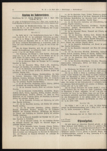 Amtsblatt der landesfürstlichen Hauptstadt Graz 19160410 Seite: 4