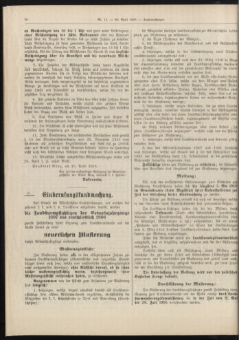 Amtsblatt der landesfürstlichen Hauptstadt Graz 19160420 Seite: 4