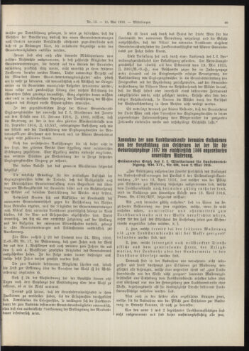 Amtsblatt der landesfürstlichen Hauptstadt Graz 19160510 Seite: 5