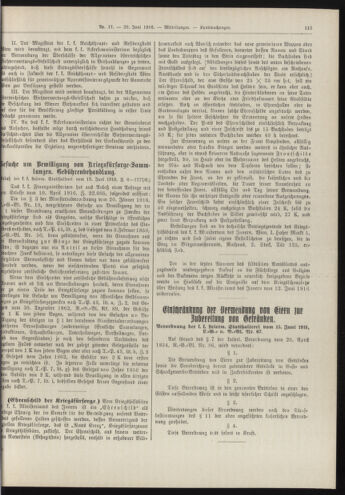 Amtsblatt der landesfürstlichen Hauptstadt Graz 19160620 Seite: 5