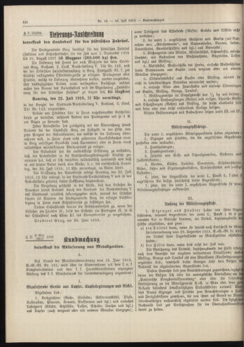 Amtsblatt der landesfürstlichen Hauptstadt Graz 19160710 Seite: 6