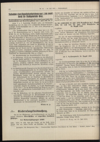 Amtsblatt der landesfürstlichen Hauptstadt Graz 19160720 Seite: 6