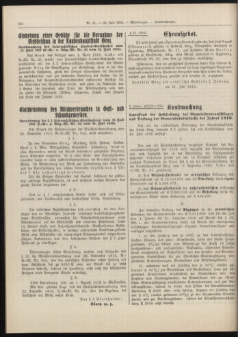 Amtsblatt der landesfürstlichen Hauptstadt Graz 19160731 Seite: 6