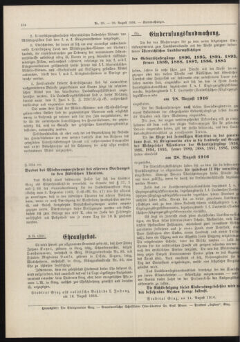 Amtsblatt der landesfürstlichen Hauptstadt Graz 19160820 Seite: 4