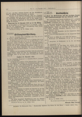 Amtsblatt der landesfürstlichen Hauptstadt Graz 19161110 Seite: 4