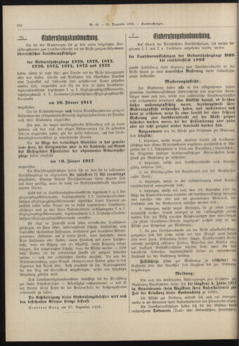 Amtsblatt der landesfürstlichen Hauptstadt Graz 19161231 Seite: 6