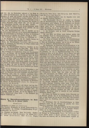 Amtsblatt der landesfürstlichen Hauptstadt Graz 19170110 Seite: 3