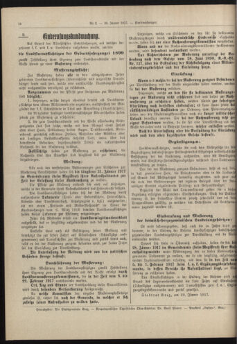 Amtsblatt der landesfürstlichen Hauptstadt Graz 19170120 Seite: 8