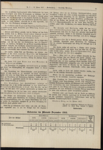 Amtsblatt der landesfürstlichen Hauptstadt Graz 19170131 Seite: 7