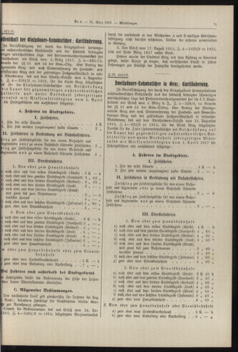 Amtsblatt der landesfürstlichen Hauptstadt Graz 19170331 Seite: 5