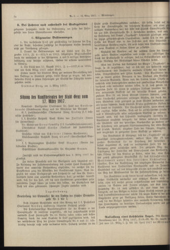 Amtsblatt der landesfürstlichen Hauptstadt Graz 19170331 Seite: 6