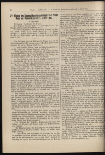 Amtsblatt der landesfürstlichen Hauptstadt Graz 19170420 Seite: 2