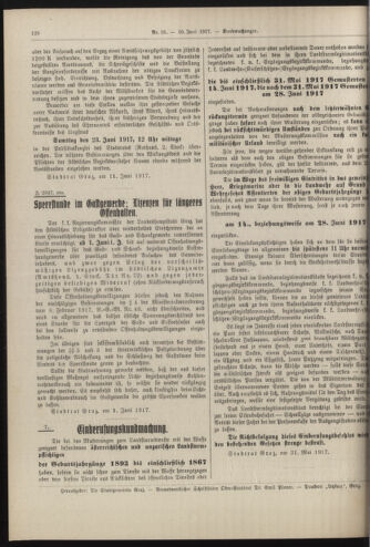 Amtsblatt der landesfürstlichen Hauptstadt Graz 19170610 Seite: 6