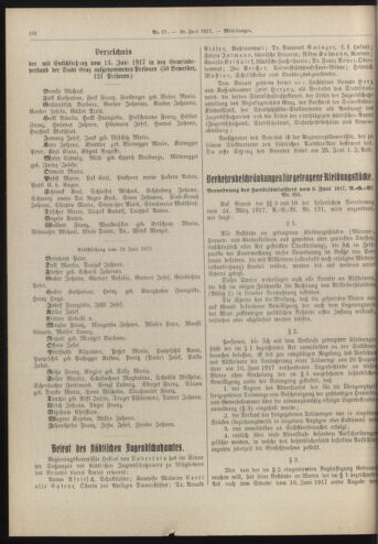 Amtsblatt der landesfürstlichen Hauptstadt Graz 19170620 Seite: 6