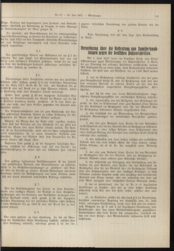 Amtsblatt der landesfürstlichen Hauptstadt Graz 19170620 Seite: 7