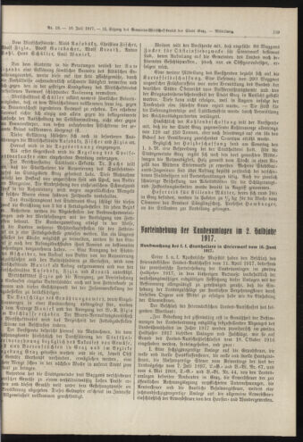 Amtsblatt der landesfürstlichen Hauptstadt Graz 19170710 Seite: 5