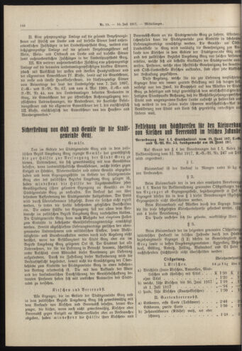 Amtsblatt der landesfürstlichen Hauptstadt Graz 19170710 Seite: 6