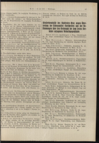 Amtsblatt der landesfürstlichen Hauptstadt Graz 19170720 Seite: 3