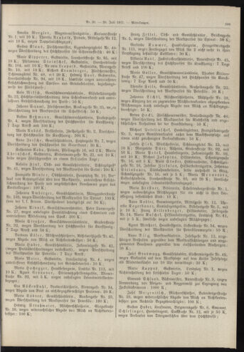 Amtsblatt der landesfürstlichen Hauptstadt Graz 19170720 Seite: 5