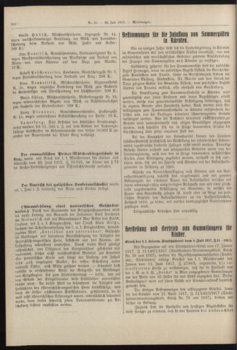 Amtsblatt der landesfürstlichen Hauptstadt Graz 19170720 Seite: 6