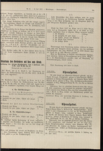 Amtsblatt der landesfürstlichen Hauptstadt Graz 19170720 Seite: 7