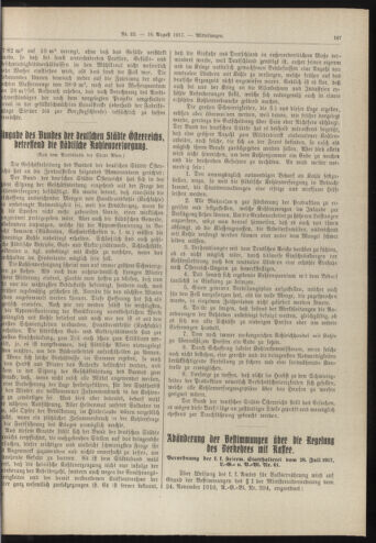 Amtsblatt der landesfürstlichen Hauptstadt Graz 19170810 Seite: 7