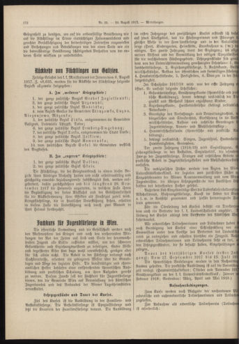 Amtsblatt der landesfürstlichen Hauptstadt Graz 19170820 Seite: 4