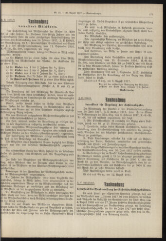 Amtsblatt der landesfürstlichen Hauptstadt Graz 19170820 Seite: 7