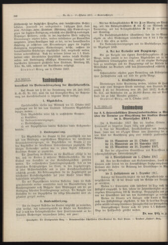 Amtsblatt der landesfürstlichen Hauptstadt Graz 19171010 Seite: 6