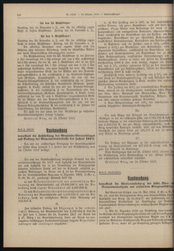 Amtsblatt der landesfürstlichen Hauptstadt Graz 19171031 Seite: 6