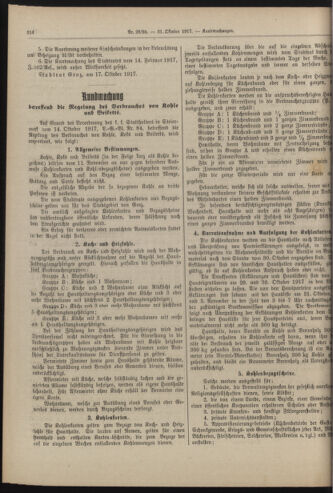 Amtsblatt der landesfürstlichen Hauptstadt Graz 19171031 Seite: 8