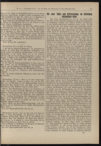 Amtsblatt der landesfürstlichen Hauptstadt Graz 19171110 Seite: 3