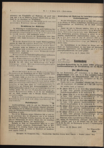 Amtsblatt der landesfürstlichen Hauptstadt Graz 19180110 Seite: 8