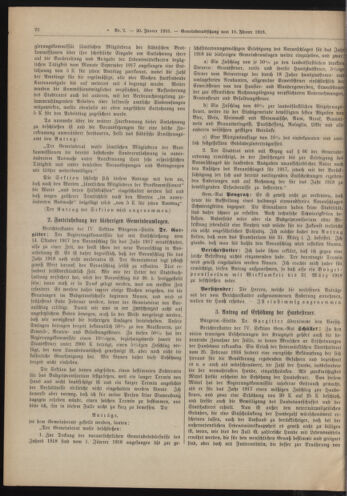 Amtsblatt der landesfürstlichen Hauptstadt Graz 19180120 Seite: 14