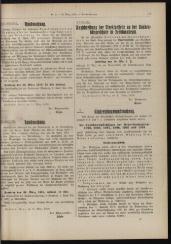 Amtsblatt der landesfürstlichen Hauptstadt Graz 19180320 Seite: 19