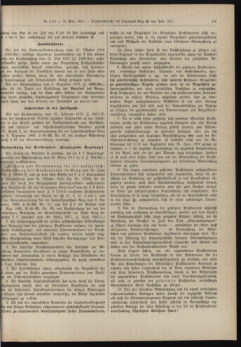 Amtsblatt der landesfürstlichen Hauptstadt Graz 19180331 Seite: 47