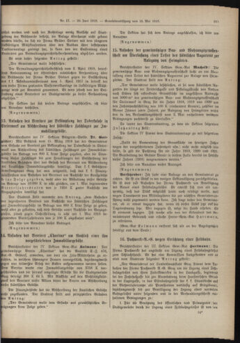 Amtsblatt der landesfürstlichen Hauptstadt Graz 19180620 Seite: 11