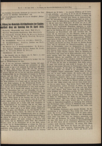 Amtsblatt der landesfürstlichen Hauptstadt Graz 19180620 Seite: 13