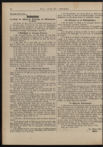 Amtsblatt der landesfürstlichen Hauptstadt Graz 19180630 Seite: 32