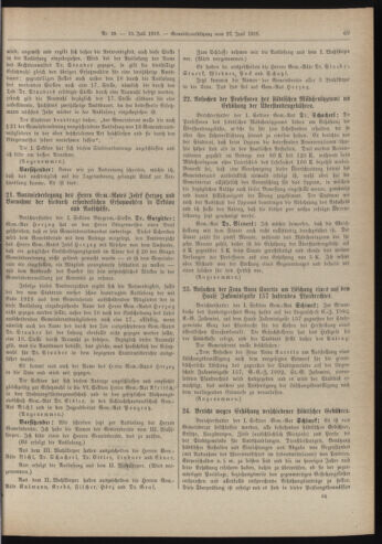 Amtsblatt der landesfürstlichen Hauptstadt Graz 19180710 Seite: 25